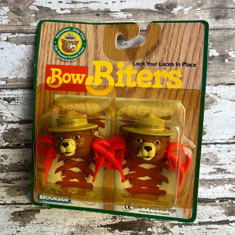 Vintage Smokey the Bear Bow Biters NOS